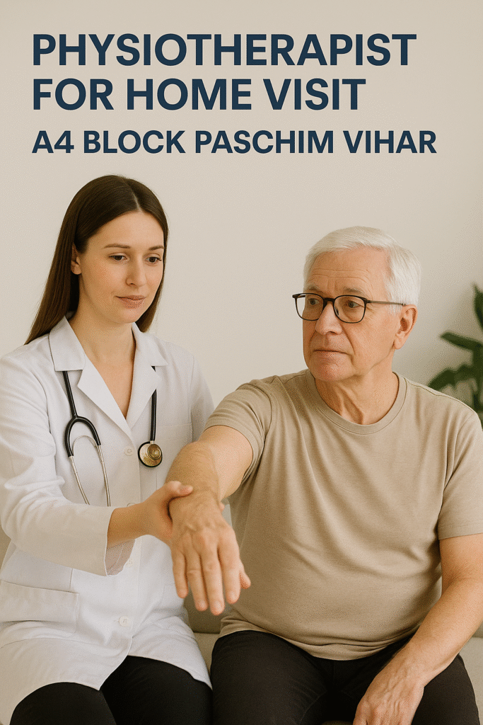 Physiotherapist for Home Visit in A4 Block Paschim Vihar